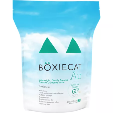 Boxiecat Air Lightweight Clumping Cat Litter Barley Scented 6.5 lb Bag Cat Litter