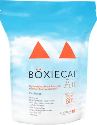 Boxiecat Air Lightweight Unscented Clumping Barley Extra Strength Cat Litter, 6.5 lb. Bag