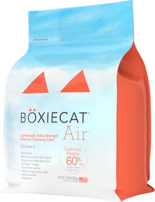 Boxiecat Air Lightweight Unscented Clumping Barley Extra Strength Cat Litter, 11.5 lb. Bag