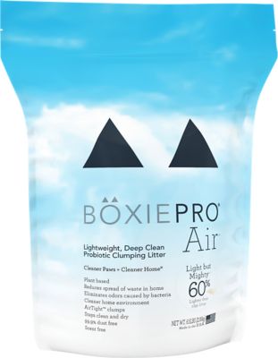 Boxiecat BoxiePro Air Lightweight Unscented Clumping Barley Deep Clean Cat Litter, 6.5 lb. Bag