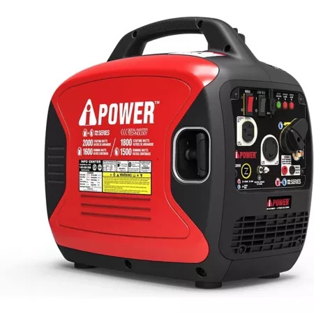 A-iPower 2000/1600 Watt Enclosed Dual Fuel Digital Inverter Inverter Generators