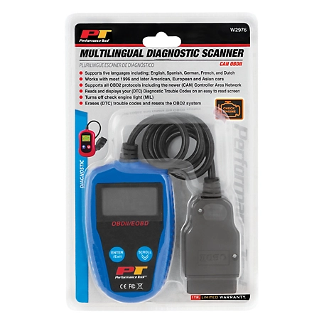 Performance Tool OBD II Multilingual Scan Tool at Tractor Supply Co.