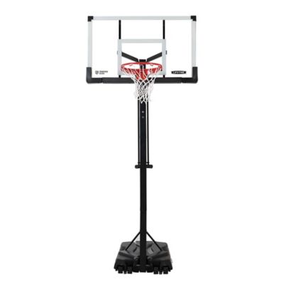 Lifetime Adjustable Portable Basketball Hoop (54-Inch Tempered Glass)