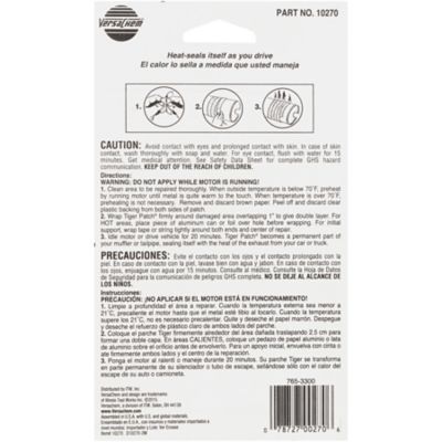 Image showing  Tiger Patch Muffler and Tailpipe Repair Patch Kit, Mechanic Approved