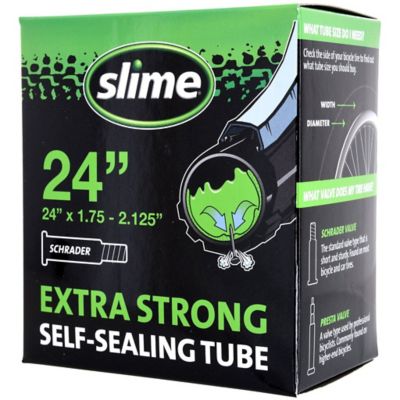 Slime Extra Strong Self-Sealing Bicycle Inner Tubes with Sealant, 24 in. x 1.75-2.125 in.