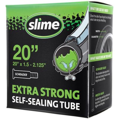 Slime Extra Strong Self-Sealing Bicycle Inner Tubes with Sealant, 20 in. x 1.5-2.125 in.