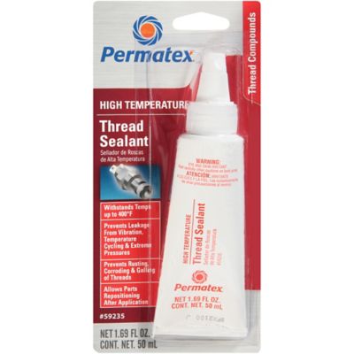 Permatex 50 mL High Temperature Thread Sealant, -65 - 400 Deg F (-54 - 204 Degree Celsius) Temperature Range