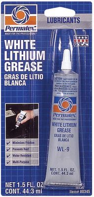 Permatex 1.5 fl. oz. White Lithium Grease