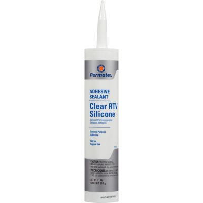 Permatex 11 oz. RTV Silicone Adhesive Sealant Spray, Clear