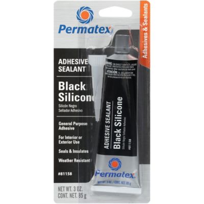 Permatex 3 oz. RTV Silicone Adhesive Spray, Black, -75 - 450 Deg F (-59 - 232 Deg C) Temperature Range