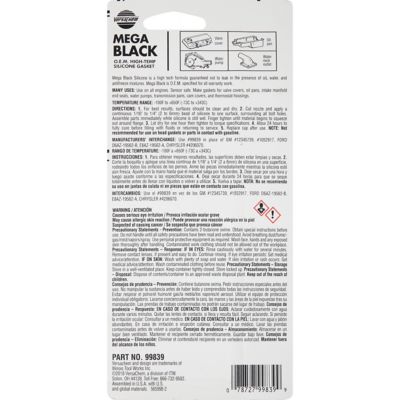 Image showing  Versachem Mega Black Silicone Gasket Maker