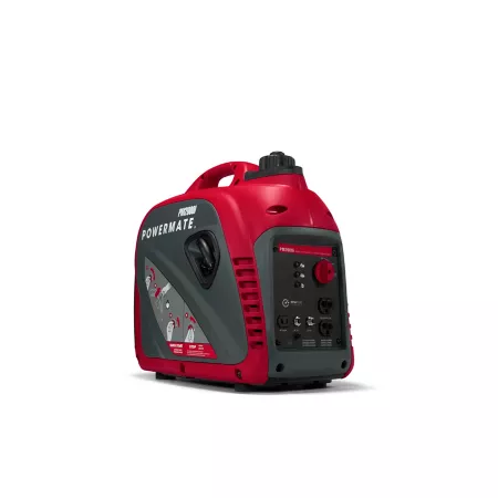 Powermate 2000/1700 Watt Gasoline PM2000i Portable Inverter Generator 50 States 1.2 Gal Fuel tank Inverter Generators