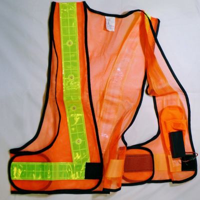 Image showing  Unisex Reflective Safety Vest with 16 LED Lights