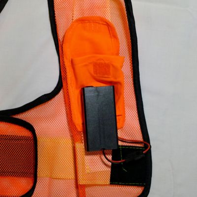 Image showing  Unisex Reflective Safety Vest with 16 LED Lights