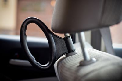 Image showing  Car Butler Helping Handle for Car Headrest, Black