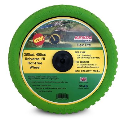 Image showing  13 in. Flex Lite Flat-Free Replacement Wheelbarrow Wheel