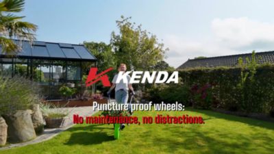 Image showing  13 in. Flex Lite Flat-Free Replacement Wheelbarrow Wheel