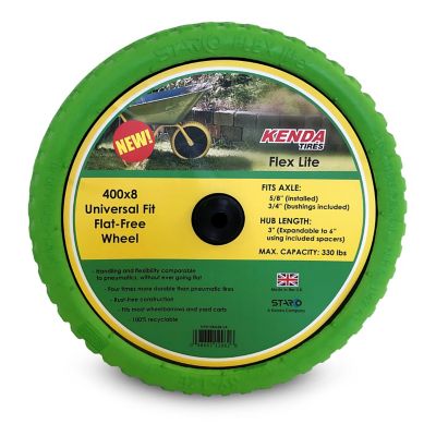 Image showing  15 in. Flex Lite Flat-Free Replacement Wheelbarrow Wheel, FLPU15BG58-UK