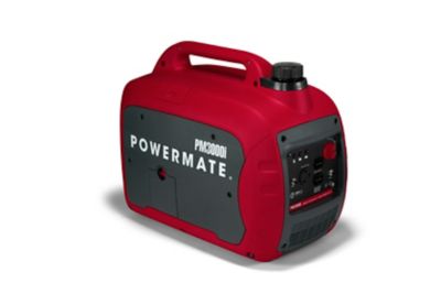 Powermate 2,300-Watt Gasoline Powered PM3000i Portable Inverter Generator, 50-State But the tiny gas tank for this size generator is unacceptable