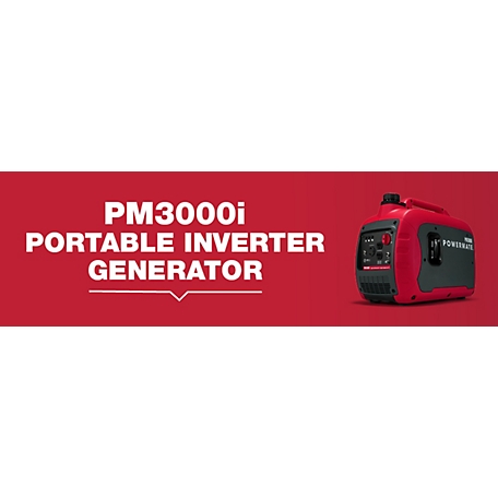 Powermate 3000W Portable Inverter Generator - P0080601