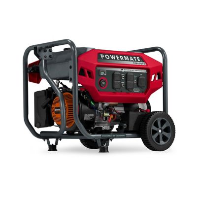 Powermate 4,500/3,600-Watt Gasoline Powered PM4500E Portable Generator with Electric Start, 49-State/CSA