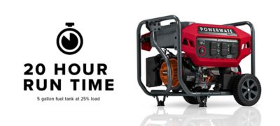 Image showing  4,500/3,600-Watt Gasoline Powered PM4500E Portable Generator, Electric Start, 49-State/CSA