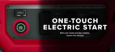 Image showing  4,500/3,600-Watt Gasoline Powered PM4500E Portable Generator, Electric Start, 49-State/CSA