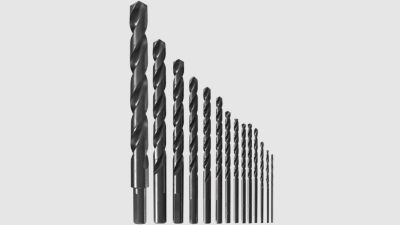 Image showing  Assorted Black Oxide Drill Bit Set, 14 pc.