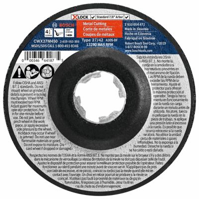 Bosch 4.5 in. Metal Cutting Abrasive Wheel