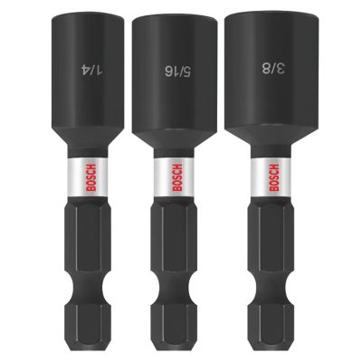 Bosch 3 pc. Impact Tough Magnetic Nutsetter, 1-7/8 in.