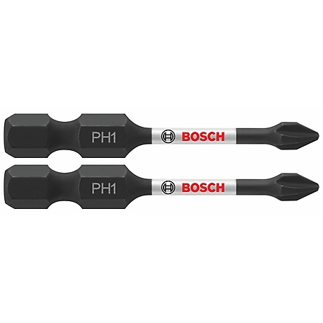 Bosch 2 pc. Impact Tough PH1 Power Bit, 2 in.