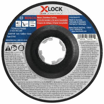 Bosch Thin Metal & Stainless Steel Cutting Wheel, T27 Heavy-Duty