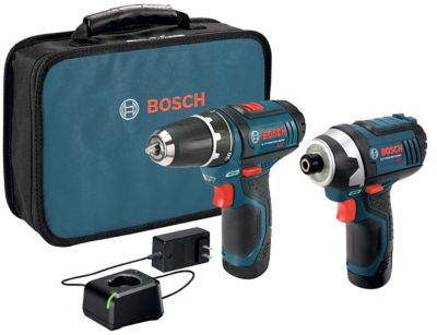 Bosch 12V Max 2-Tool Combo Kit with Two 2.0Ah Batteries