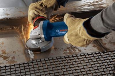 Image showing  4-1/2 in. Diameter 10A Angle Grinder with Lock-On Paddle Switch