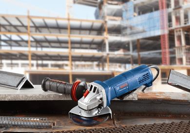 Image showing  4-1/2 in. Diameter 10A Angle Grinder with Lock-On Paddle Switch