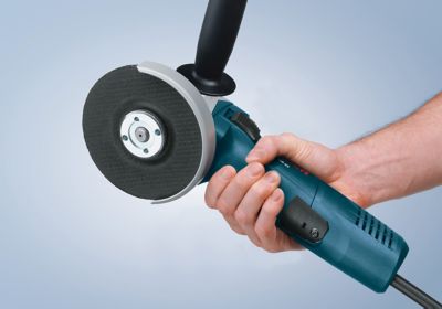 Image showing  4-1/2 in. Diameter 7.5A Angle Grinder with Lock-On Slide Switch