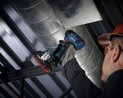 Image showing  Cordless 18V Compact Drill/Impact Driver Combo Tool Kit, Two 2.0 Ah SlimPack Batteries, 2 pc.