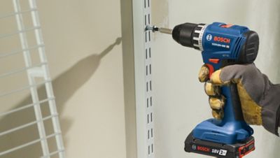 Image showing  Cordless 18V Compact Drill/Impact Driver Combo Tool Kit, Two 2.0 Ah SlimPack Batteries, 2 pc.