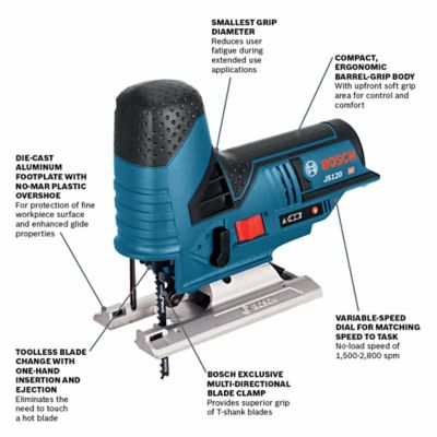 Image showing  12V Max Cordless Barrel-Grip Jig Saw Bare Tool