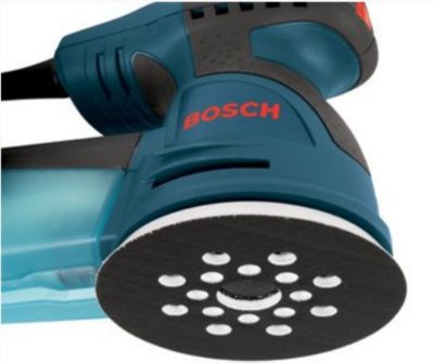 Image showing 7 th Bosch 5 in. Palm Variable Speed Random Orbit Sander with Carrying Bag