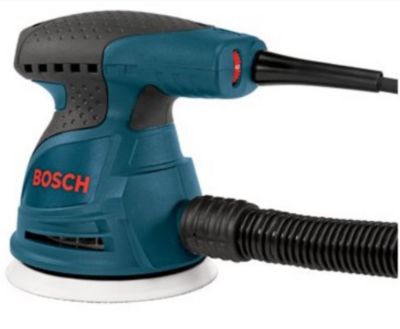 Image showing 11 th Bosch 5 in. Palm Variable Speed Random Orbit Sander with Carrying Bag