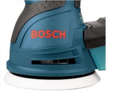 Image showing 14 th Bosch 5 in. Palm Variable Speed Random Orbit Sander with Carrying Bag