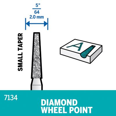 Image showing  5/64 in. Diamond Wheel Point