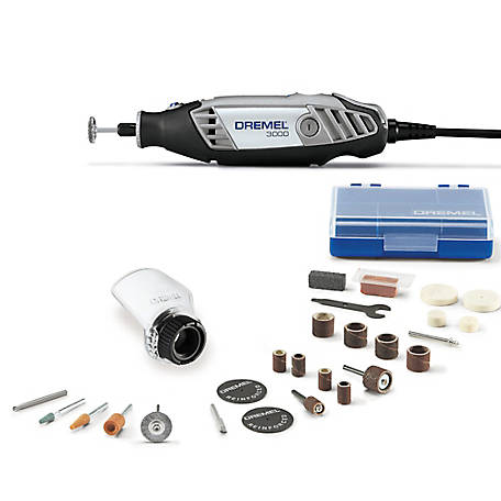 Dremel 3000 Rotary Tool, 1 Attachment and 25 Accessories, 401793