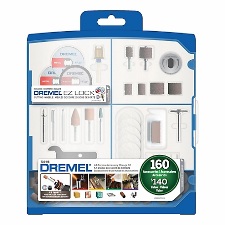 Dremel EZ Lock Sanding and Polishing Rotary Tool Accessory Kit (7