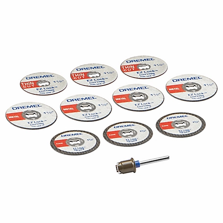 Dremel EZ Lock Cutting Accessory Micro Kit, 11-Pack