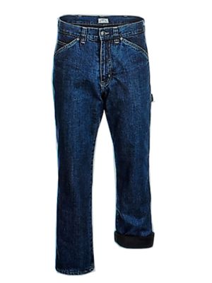 mens fleece lined jeans near me