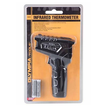 DELTATRAK 15041 ThermoTrace Infrared Gun Thermometer with Laser 12:1