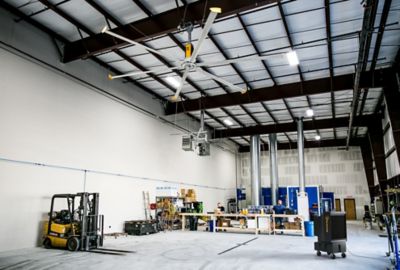 Image showing 5 th Big Ass Fans 16 gal. Cool-Space 300 Variable Speed Indoor/Outdoor Evaporative Cooler, 1,200 sq. ft.