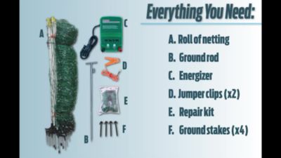 Image showing  490 ft. x 1,000 lb. Polytape Electric Fencing, White